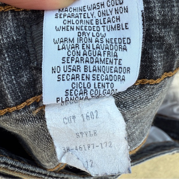 Mossimo Women's Dark Blue Straight Leg Jeans size 12 - Picture 7 of 10